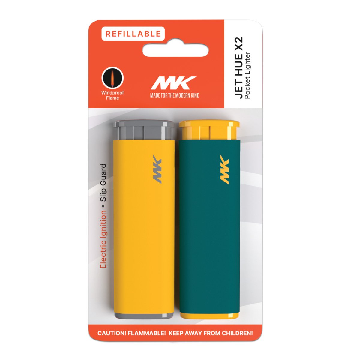 MK Lighter Jet Hue Refillable Pocket Lighters - Shop Lighters ...