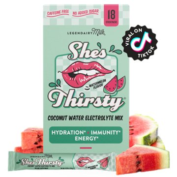 Legendairy Milk She's Thirsty Watermelon Electolyte Mix, 18 ct