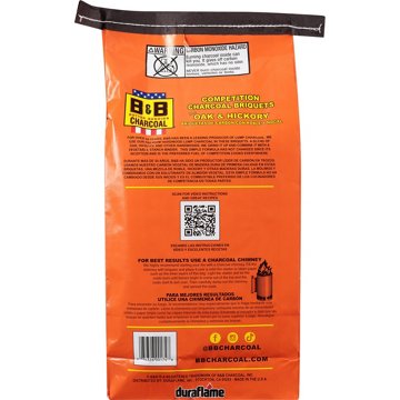 B&B Charcoal Competition Charcoal Briquets, 17.6 lb