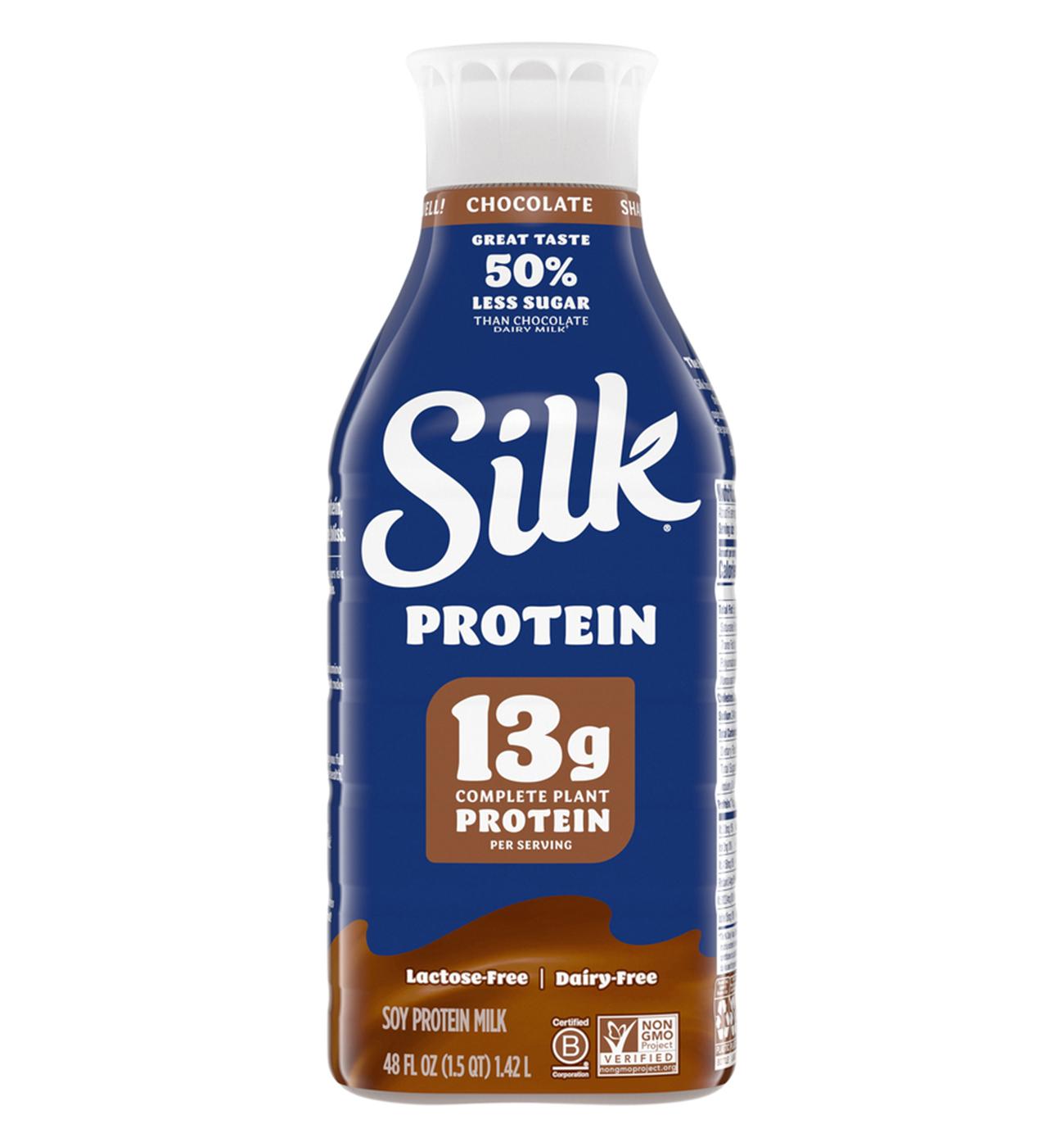 Silk 13g Protein Chocolate Milk; image 1 of 4