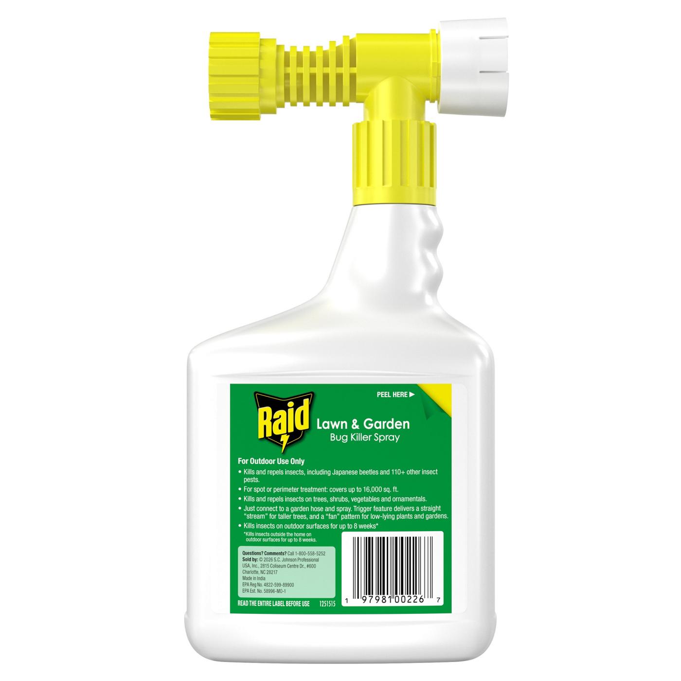 Raid Lawn & Garden Bug Killer Spray; image 2 of 2