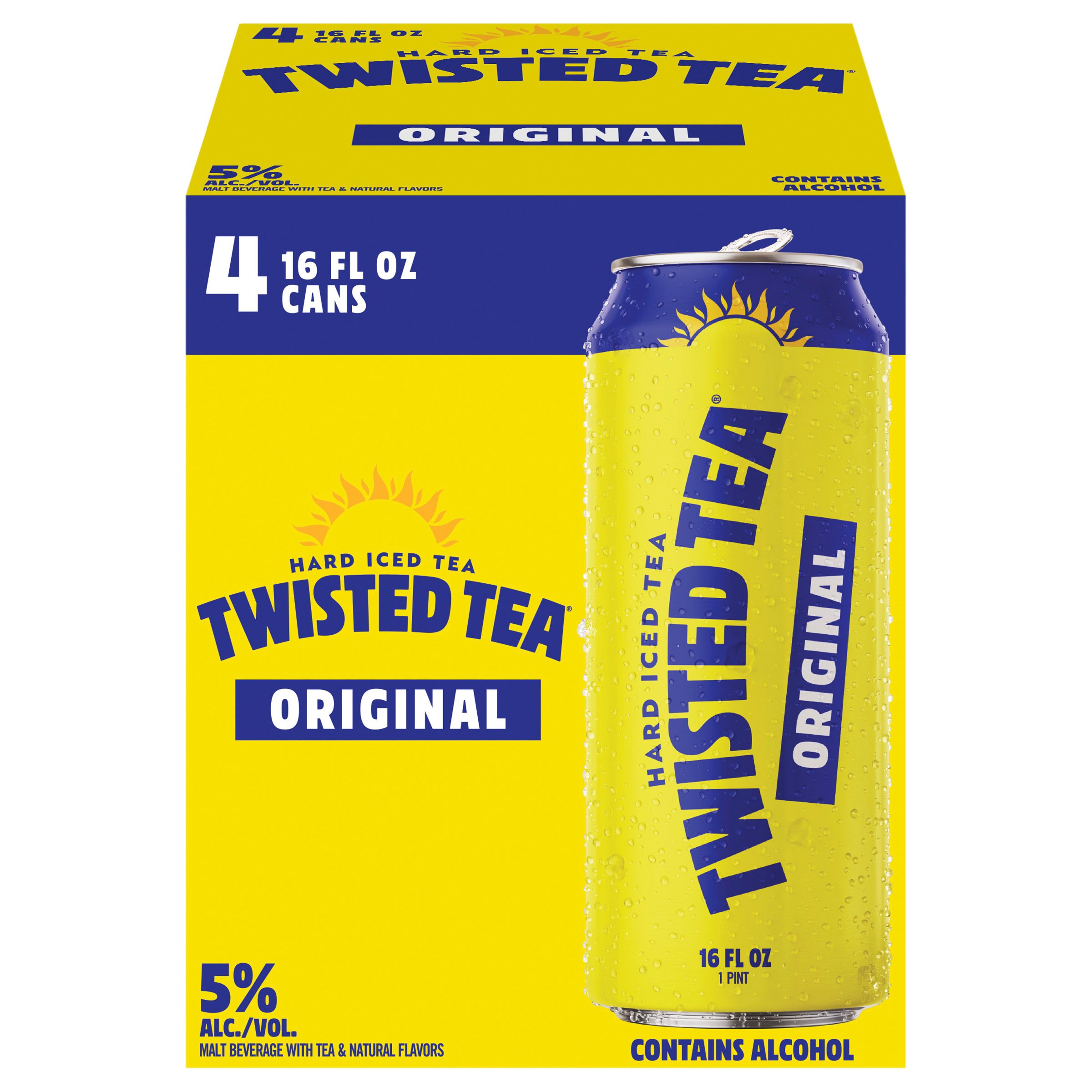 Twisted Tea Original Pack 4 pk Cans - Shop Malt beverages & coolers at ...
