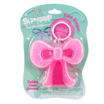 Horizon Group USA Slimygloop Pink Bingsu Icy Slime Bubblegum Scented Bow Bag Clip