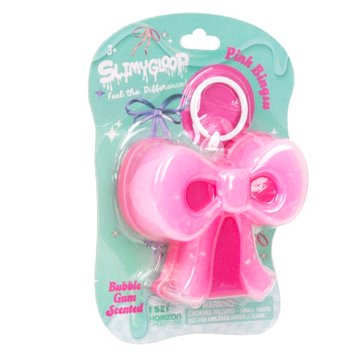 Horizon Group USA Slimygloop Pink Bingsu Icy Slime Bubblegum Scented Bow Bag Clip