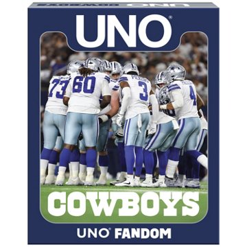 UNO Fandom NFL Dallas Cowboys Edition Card Game