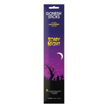 Gonesh Scary Night Halloween Incense Sticks, 20 ct