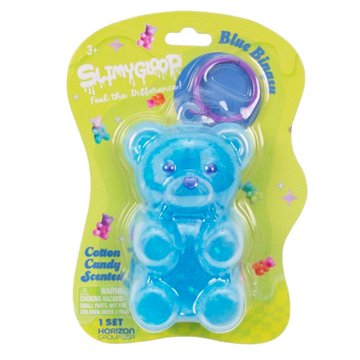 Horizon Group USA Slimygloop Blue Bingsu Cotton Candy Scented Gummy Bear Bag Clip