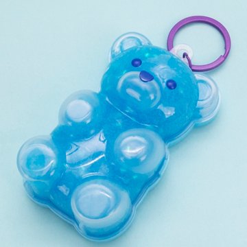 Horizon Group USA Slimygloop Blue Bingsu Cotton Candy Scented Gummy Bear Bag Clip