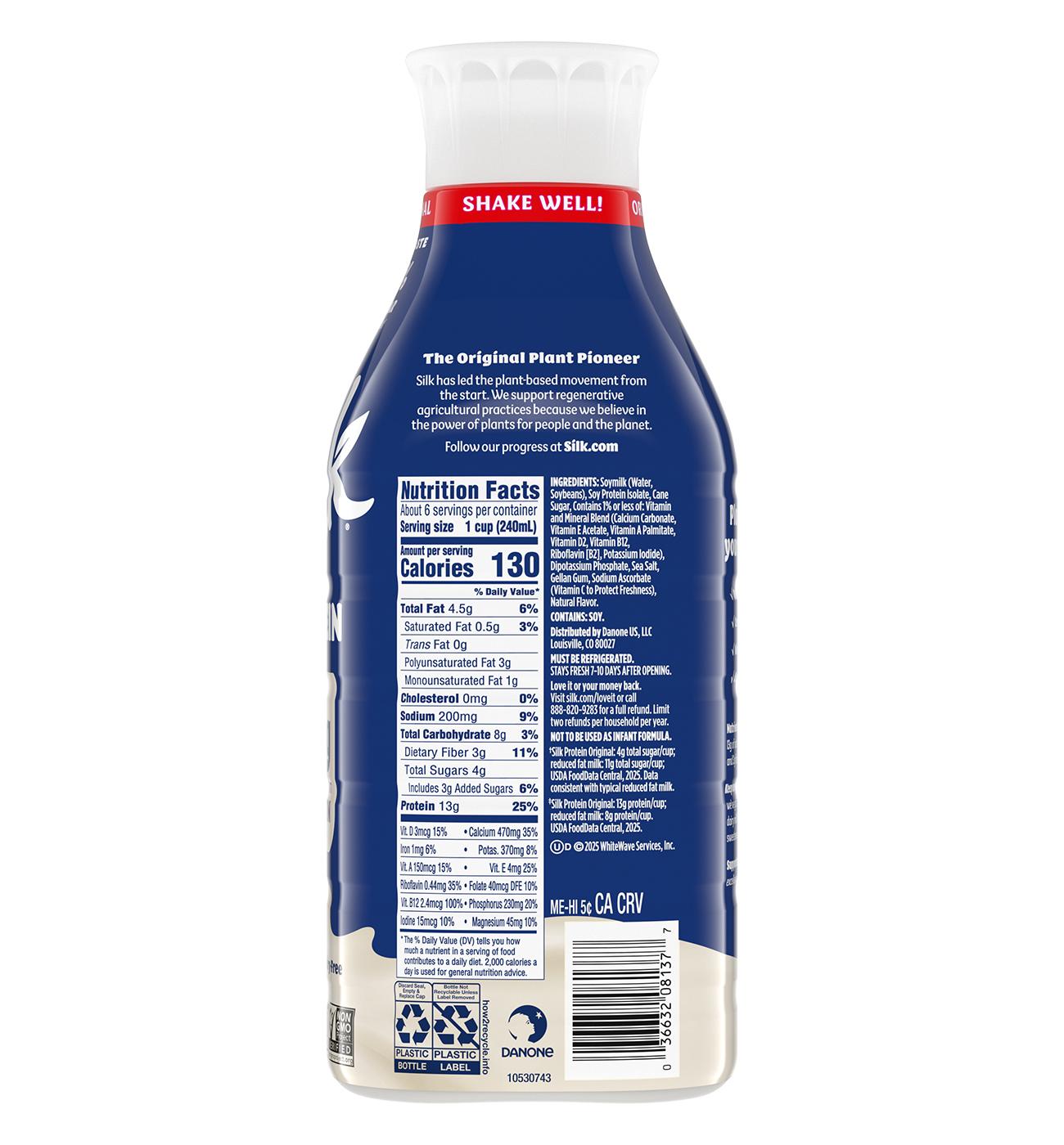 Silk 13g Protein Milk - Original; image 3 of 3