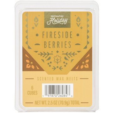 Destination Holiday Fireside Berries Scented Wax Melts, 6 ct