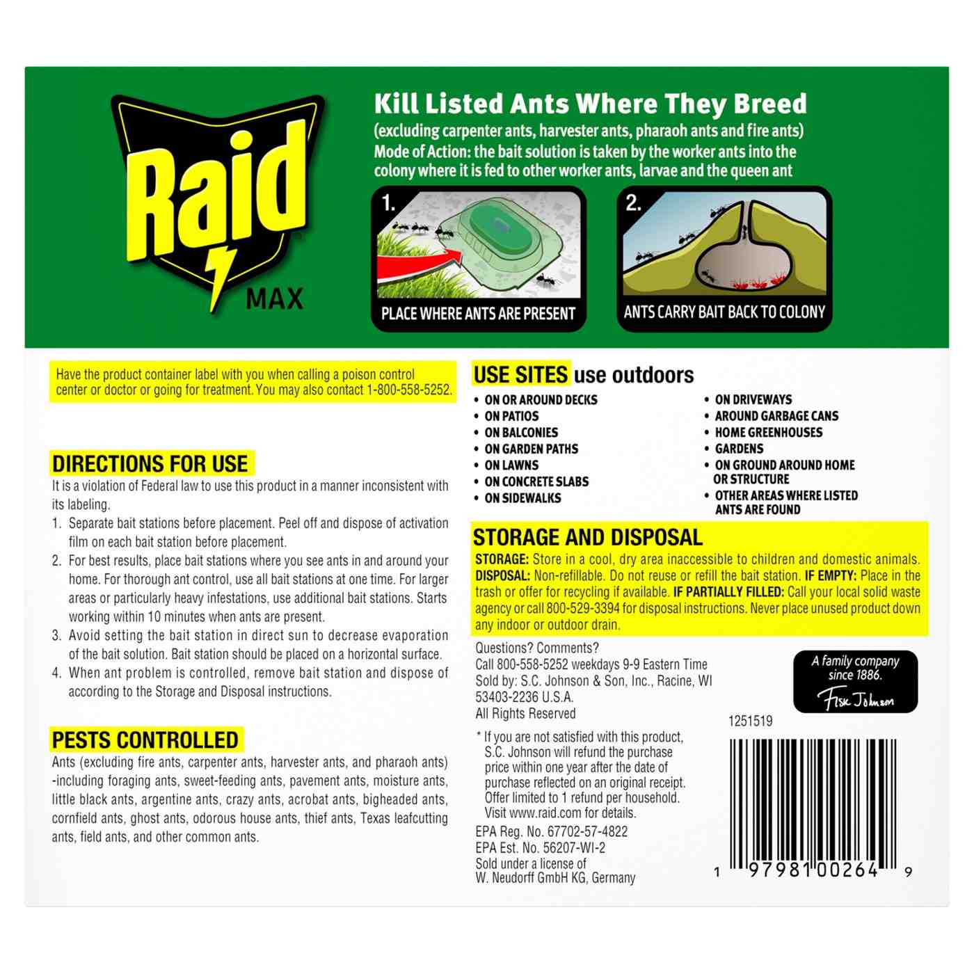 Raid Max Liquid Ant Bait; image 2 of 2