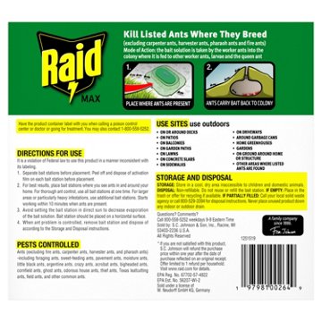 Raid Max Liquid Ant Bait, 4 ct