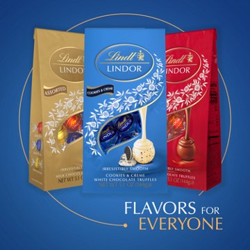 Lindt Lindor Cookies & Creme White Chocolate Truffles