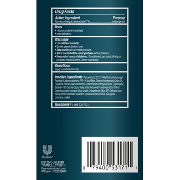 Degree Travel Size Clinical Invisible Solid Deodorant - Cool Rush