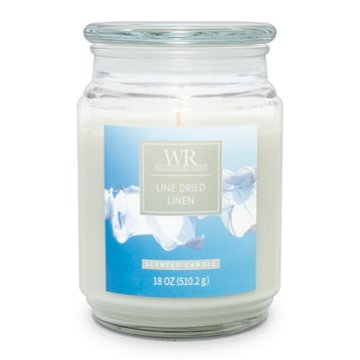 Willoughby Road Line Dried Linen Scented Candle, 18 oz