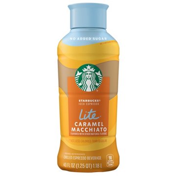 Starbucks No Added Sugar Lite Caramel Macchiato Iced Espresso