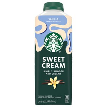Starbucks Sweet Cream Coffee Creamer - Vanilla