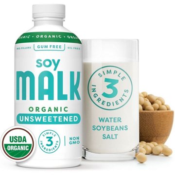 Malk Organic Unsweetened Soy Milk
