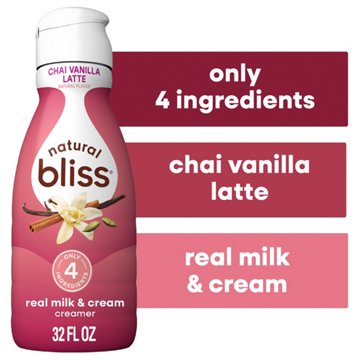 Nestle Coffee Mate Natural Bliss Real Milk & Cream Creamer - Chai Vanilla Latte