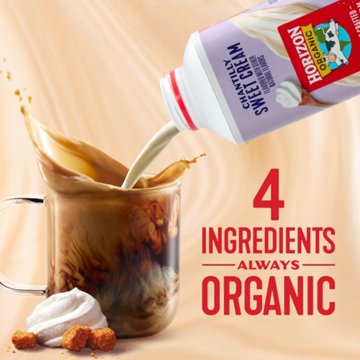 Horizon Organic Real Dairy Chantilly Sweet Cream Coffee Creamer, 24 oz