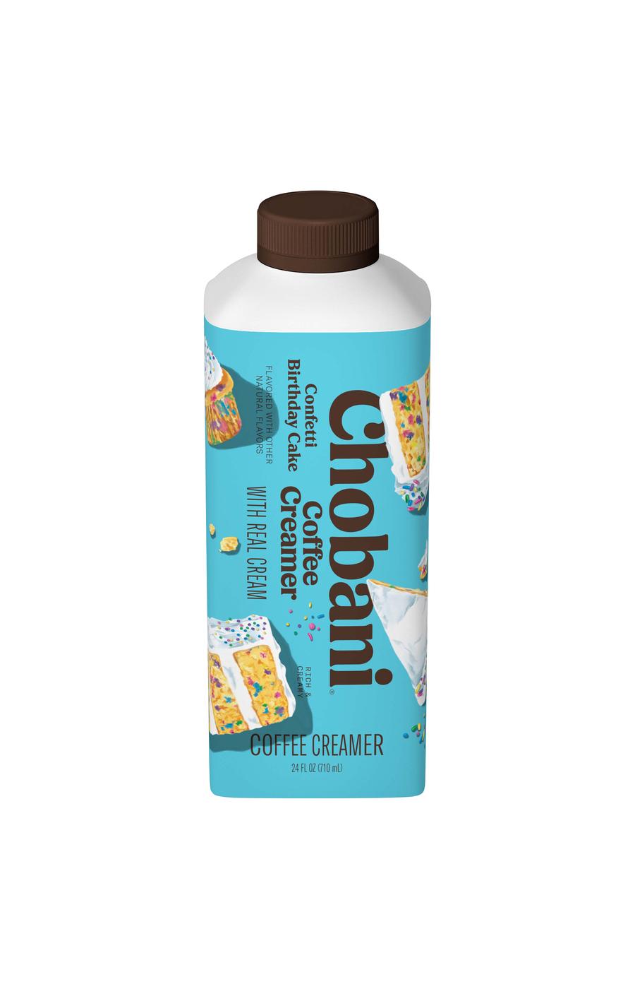 Chobani Confetti Birthday Cake Creamer; image 1 of 4