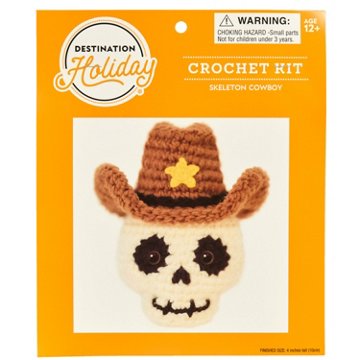 Destination Holiday Cowboy Skull Crochet Kit