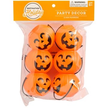 Destination Holiday Mini Pumpkins, 6 pk