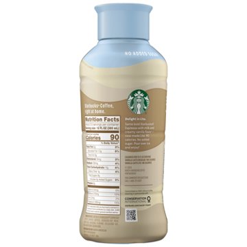 Starbucks No Added Sugar Lite Vanilla Latte Iced Espresso