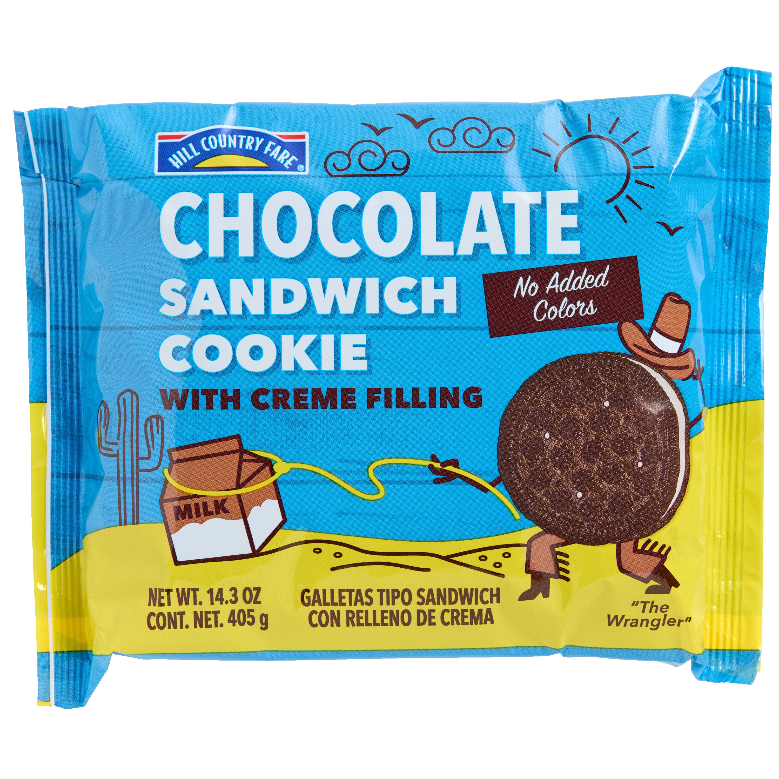 Hill Country Fare Chocolate Sandwich Cookie - Shop Cookies at H-E-B