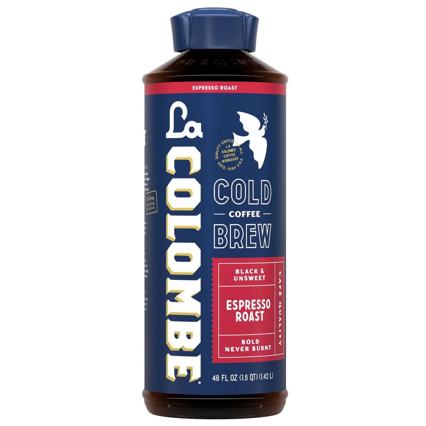 La Colombe Unsweet Espresso Roast Black Cold Brew Coffee; image 1 of 3