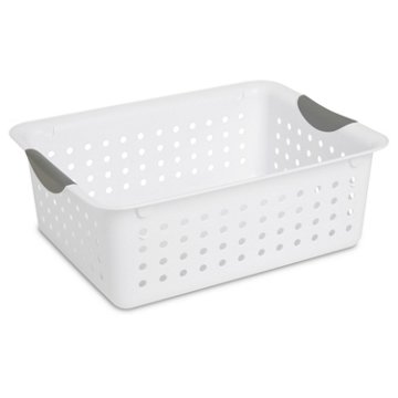 Sterilite White Medium Ultra Basket