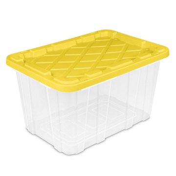 Sterilite 27 Gallon Clear Industrial Box