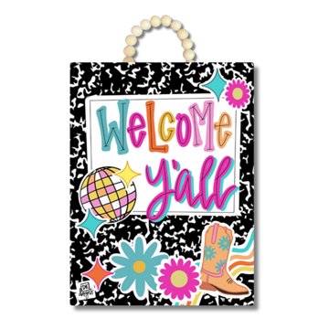 DK Designs Georgia Welcome Y'all Classroom Door Hanger