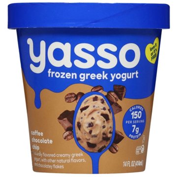 Yasso Frozen Greek Yogurt - Coffee Chocolate Chip, 14 oz