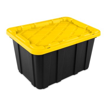 Sterilite 27 Gallon Black Industrial Tote