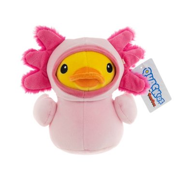Quackerz Duck Plush Toy - Axolotl, 6"