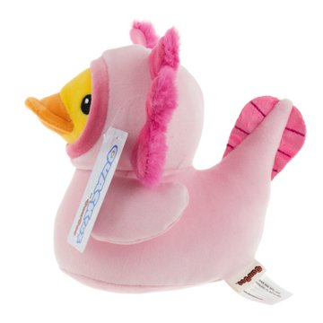 Quackerz Duck Plush Toy - Axolotl, 6"