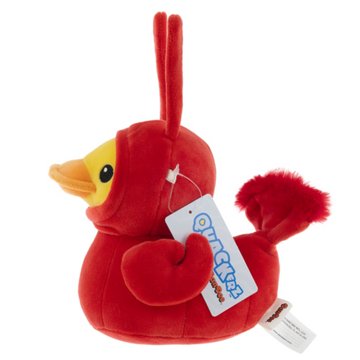 Quackerz Duck Plush Toy - Lobster, 6"