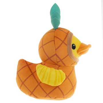 Quackerz Duck Plush Toy - Pineapple, 6"