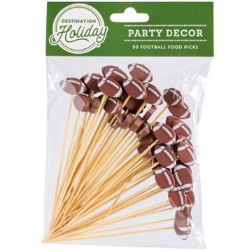 Destination Holiday Football Toothpicks, 50 ct