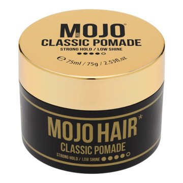 MOJO Classic Hair Styling Pomade - Strong Hold, Low Shine