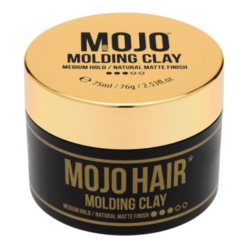 MOJO Molding Hair Styling Clay - Medium Hold, Matte Finish