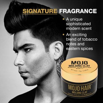 MOJO Molding Hair Styling Clay - Medium Hold, Matte Finish