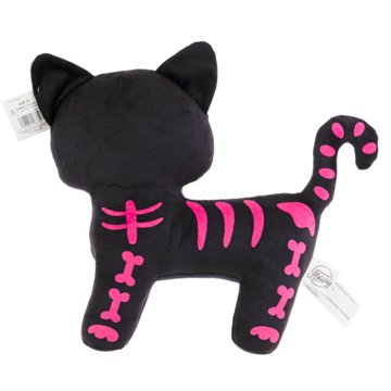 Destination Holiday Day of the Dead Cat Plush Toy, 10.5"