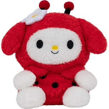 Sanrio Bum Bumz Ladybug Plush Toy, 7.5"