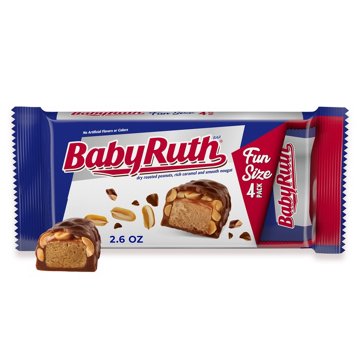 Baby Ruth Fun Size Candy Bars, 4 pk