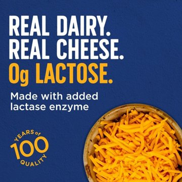 Kraft Lactose Free Mild Cheddar Shredded Cheese