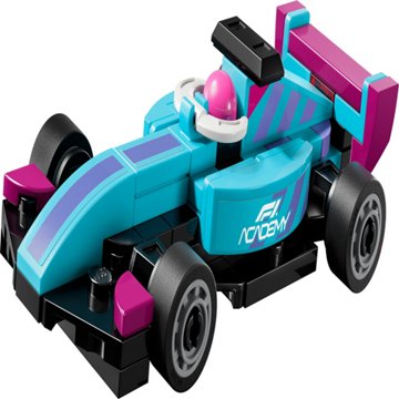 LEGO Speed Champions Mini F1 Academy Car Building Toy, 58 pc