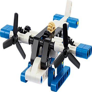 LEGO Technic White Seaplane Building Toy, 82 pc