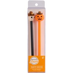 Destination Holiday Cowboy Skeleton & Pumpkin Pen, 2 pk